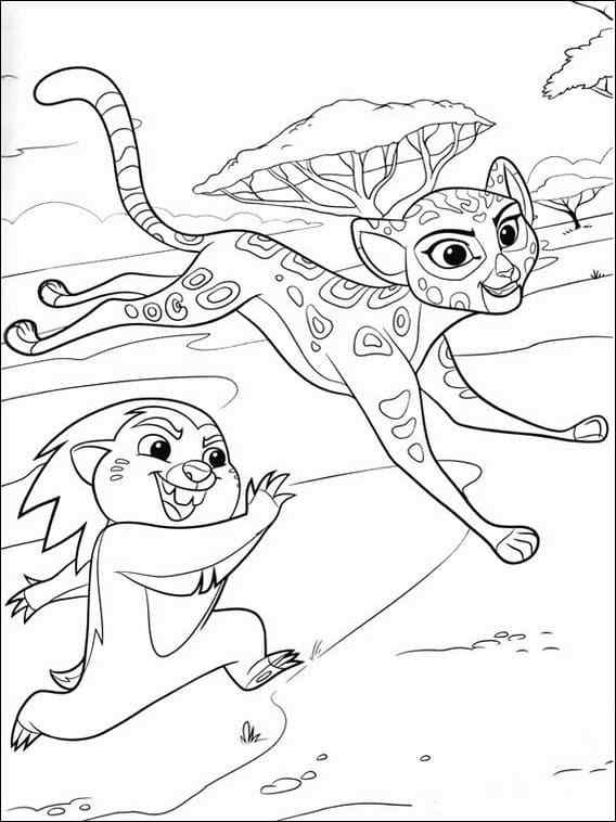 Who Is Faster The Honey Badger Or The Cheetah Coloring Page
