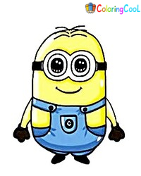 8 Easy Steps To Create A Minion Drawing – How To Draw A Minion Coloring Page