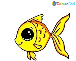 How To Draw A Cute Fish – The Details Instructions Coloring Page