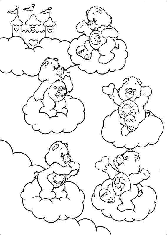 Very Fun Bears Coloring Page