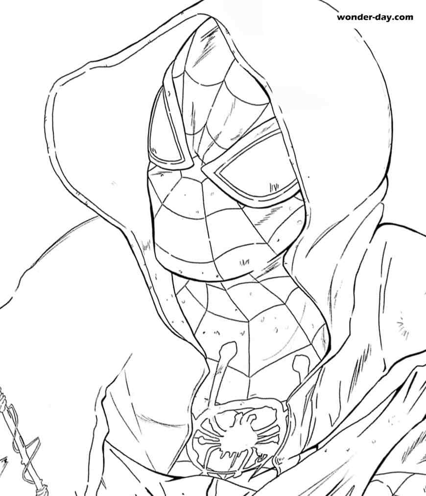 Miles Morales Coloring Pages   Coloring Cool