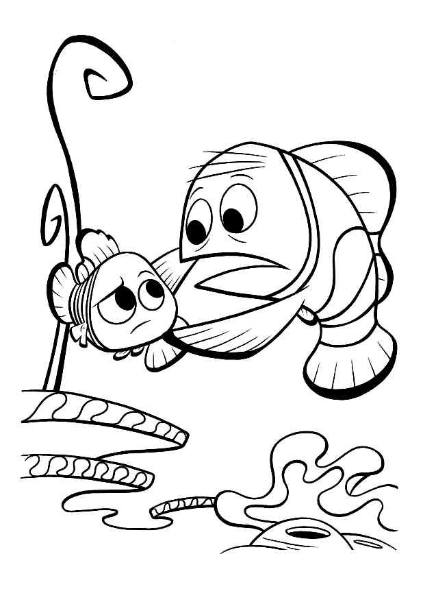 The Squirt For Finding Nemo Coloring Page