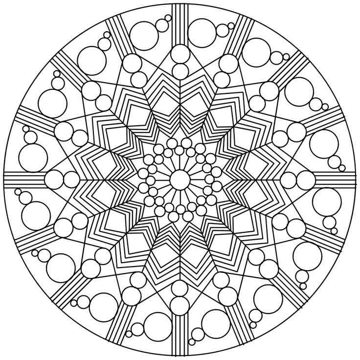 Geometric Mandala For Kids