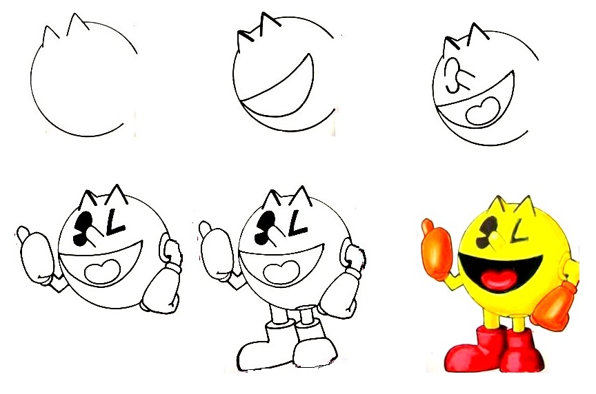 Pac-Man-Drawing