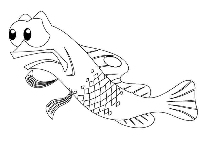 The Gurgle For Finding Nemo Coloring Page