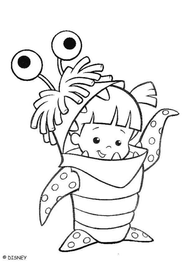 Monster Inc For Kid To Print Coloring Page