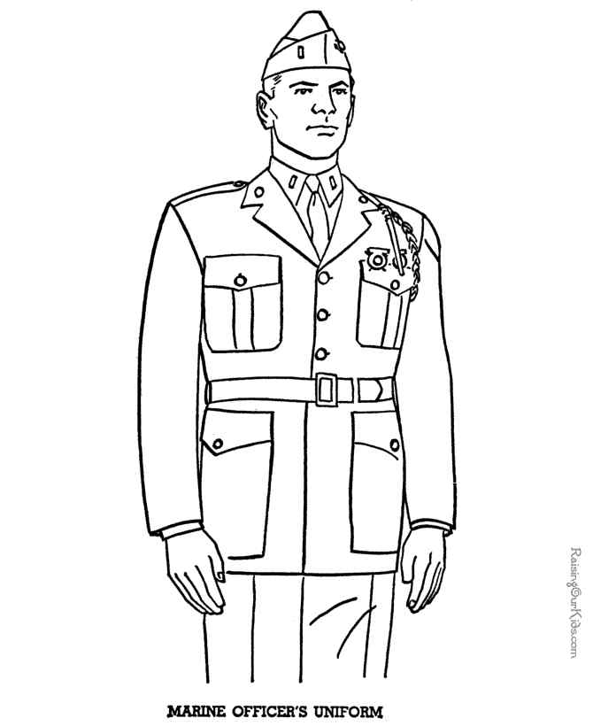 Very Important Memorial Day Coloring Page