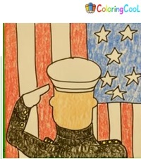 6 Easy Steps To Create Memorial Day Drawing Coloring Page