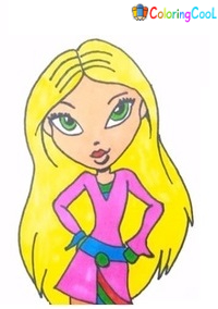 5 Simple Steps To Creating A Nice Bratz Portrait Drawing – How To Draw Bratz Portrait Coloring Page