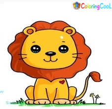 How To Draw A Lion – The Details Instructions Coloring Page
