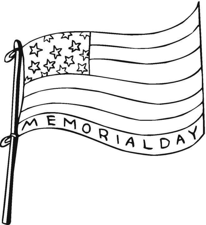 New Memorial Day Coloring Page