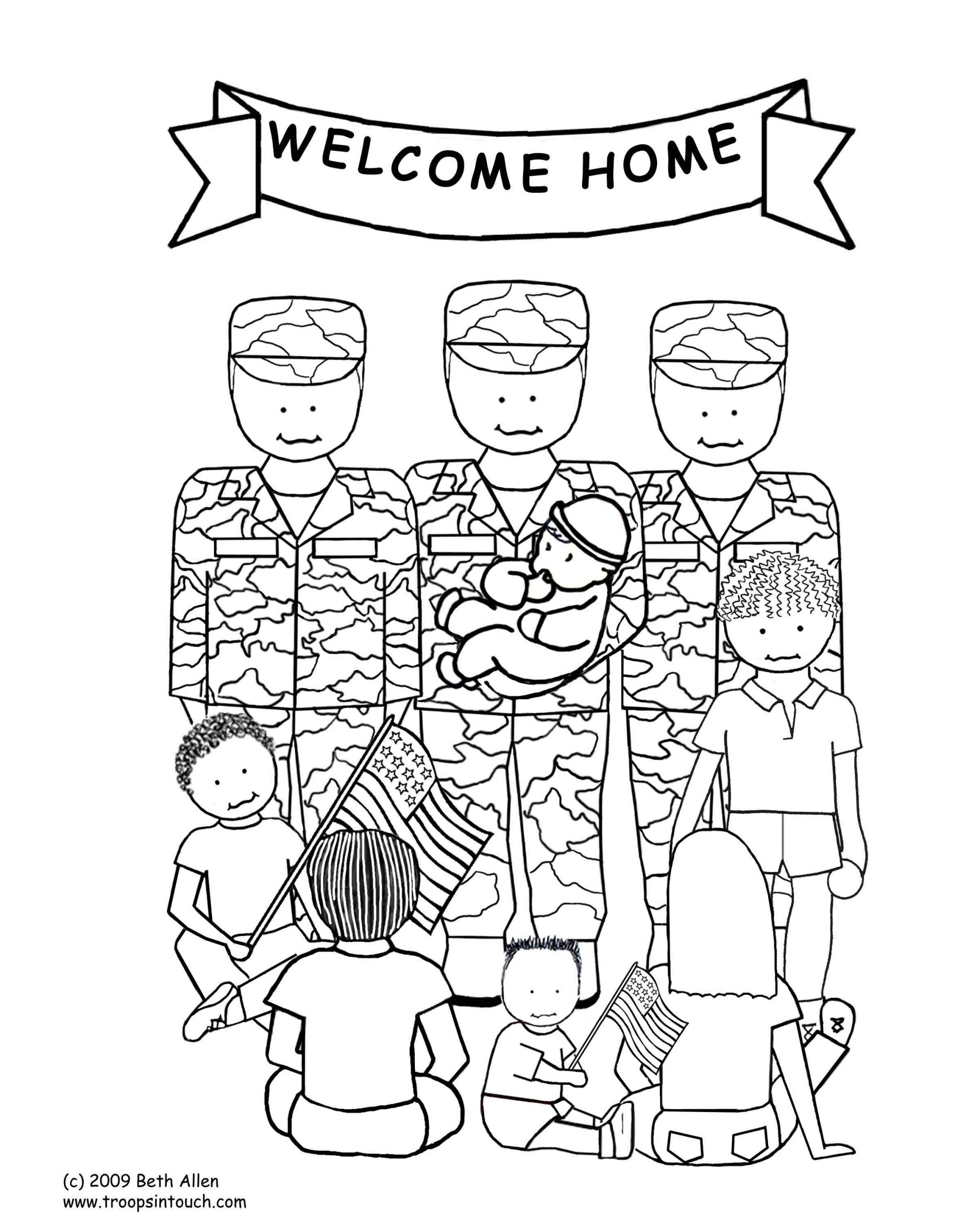 Print Memorial Day Coloring Page