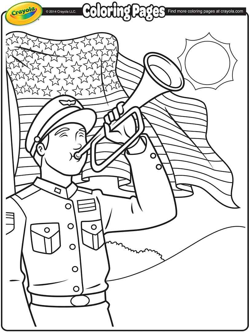 Memorial Day To Print Coloring Page