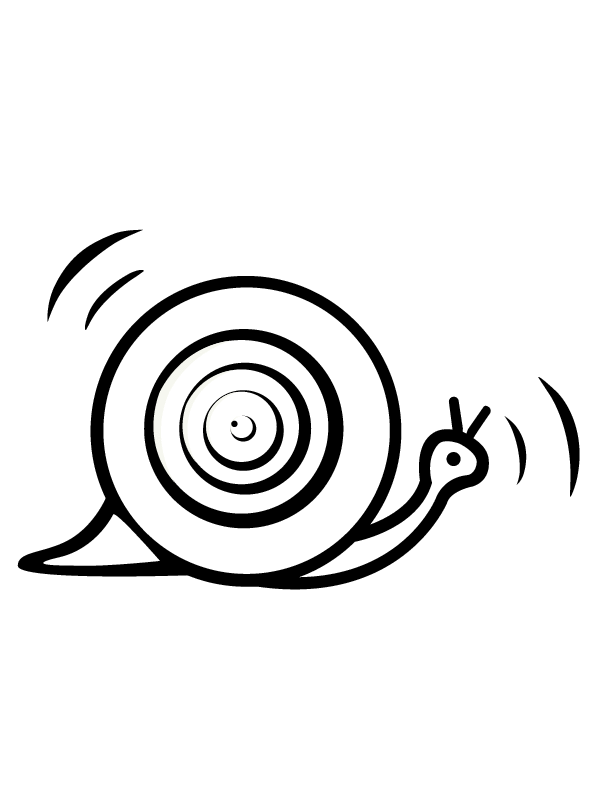 Simple Snail For Kids