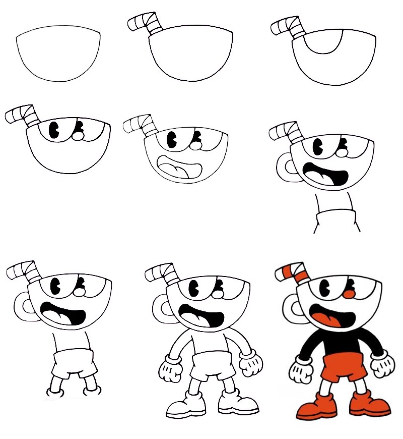 Cuphead-Drawing