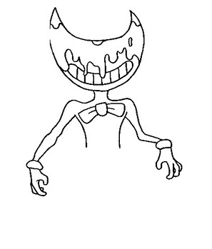 How To Draw Bendy - The Details Instructions 5 bendly step44