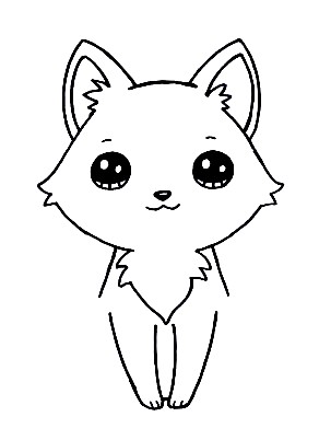 How To Draw A Cute Fox - The Details Instructions 7 foxx step6