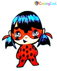How To Draw Ladybug From Miraculous Ladybug – The Details Instructions Coloring Page