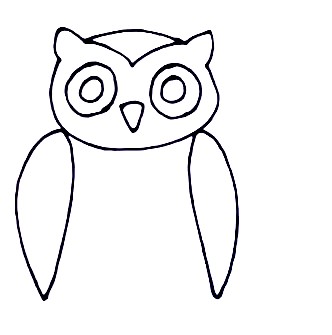 How to Draw An Owl – The Details Instructions 5 owl step4