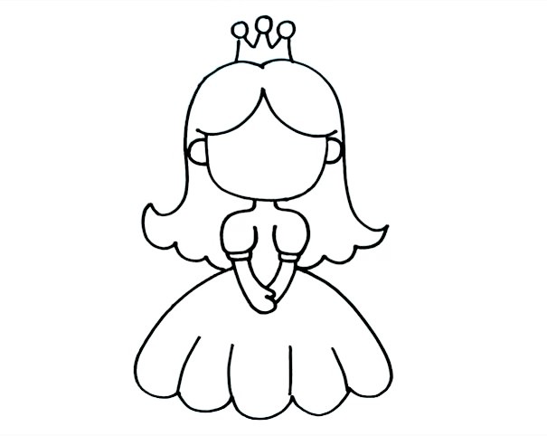 How To Draw A Princess - The Details Instructions 8 princess step 7