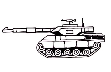 How To Draw A Tank – The Details Instructions 9 tank step8