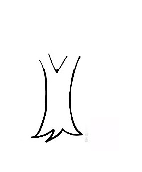 How To Draw A Tree - The Details Instructions 3 tree step1