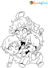 The Promised Neverland Coloring Pages