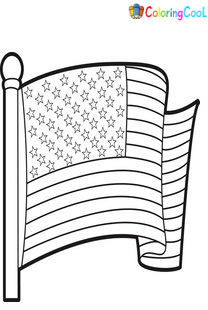 American Flag Coloring Pages