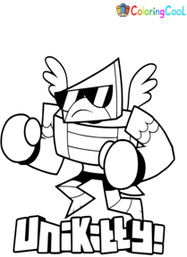 Unikitty Coloring Pages