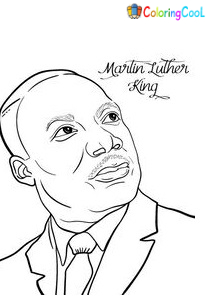 Martin Luther King Jr Coloring Pages