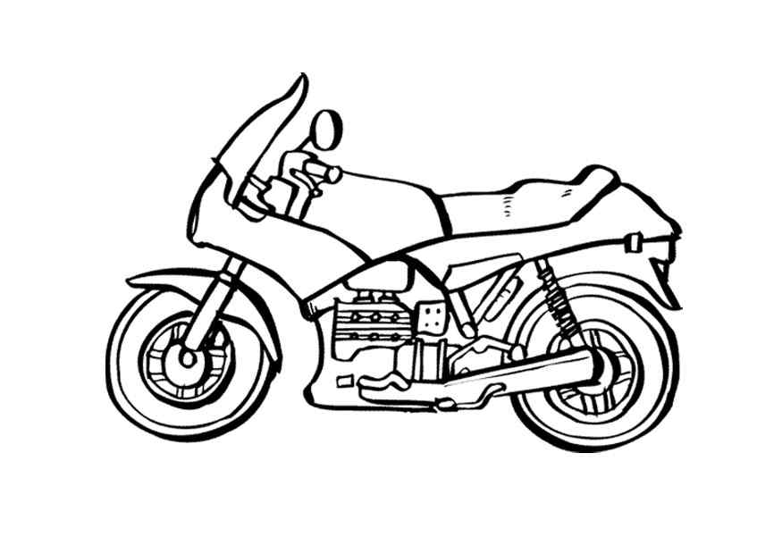 New Printable Motorcycle For Kids