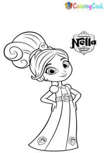 Nella The Princess Knight Coloring Pages