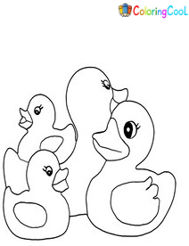 Rubber Duck Coloring Pages