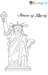 Statue of Liberty Coloring Pages