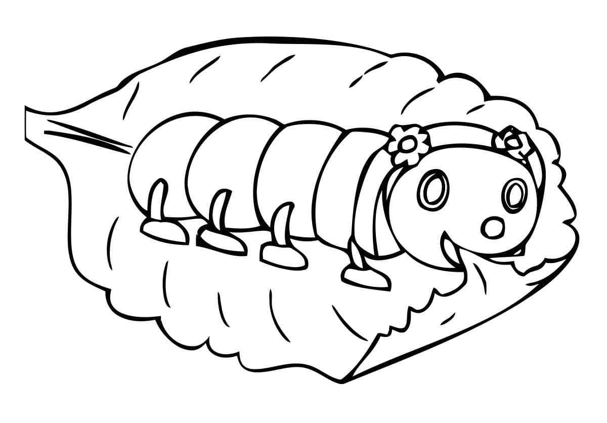 Very Soon The Caterpillar Coloring Page