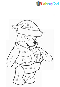 Subtraction Color By Number Coloring Pages