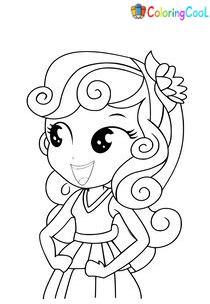 Equestria Girls Coloring Pages