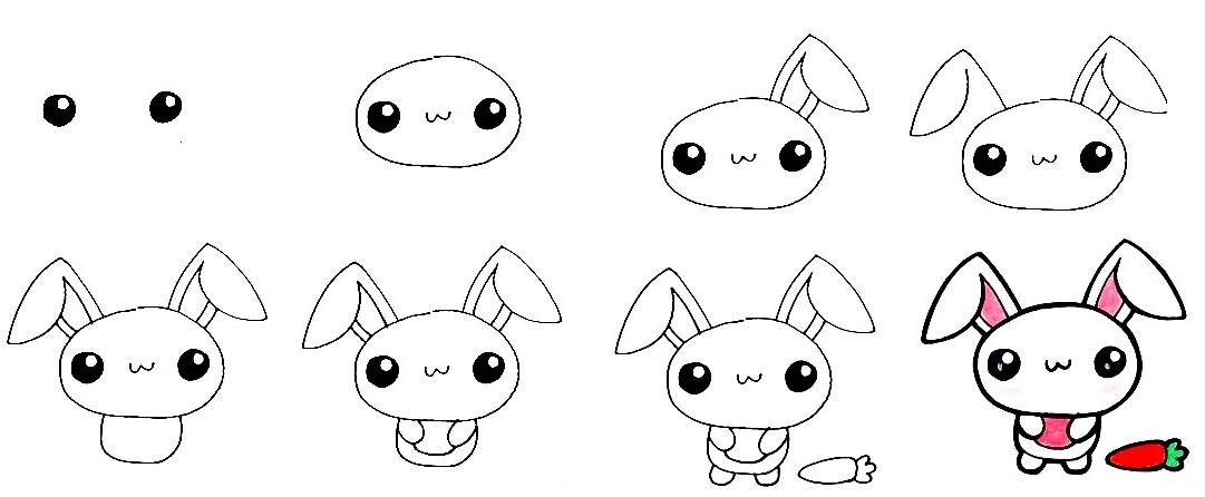 How To Draw An Easter Bunny