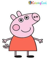 How To Draw Peppa Pig – The Details Instructions Coloring Page