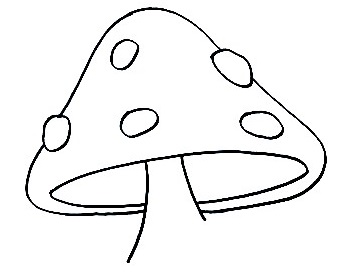 How To Draw The Mushrooms
