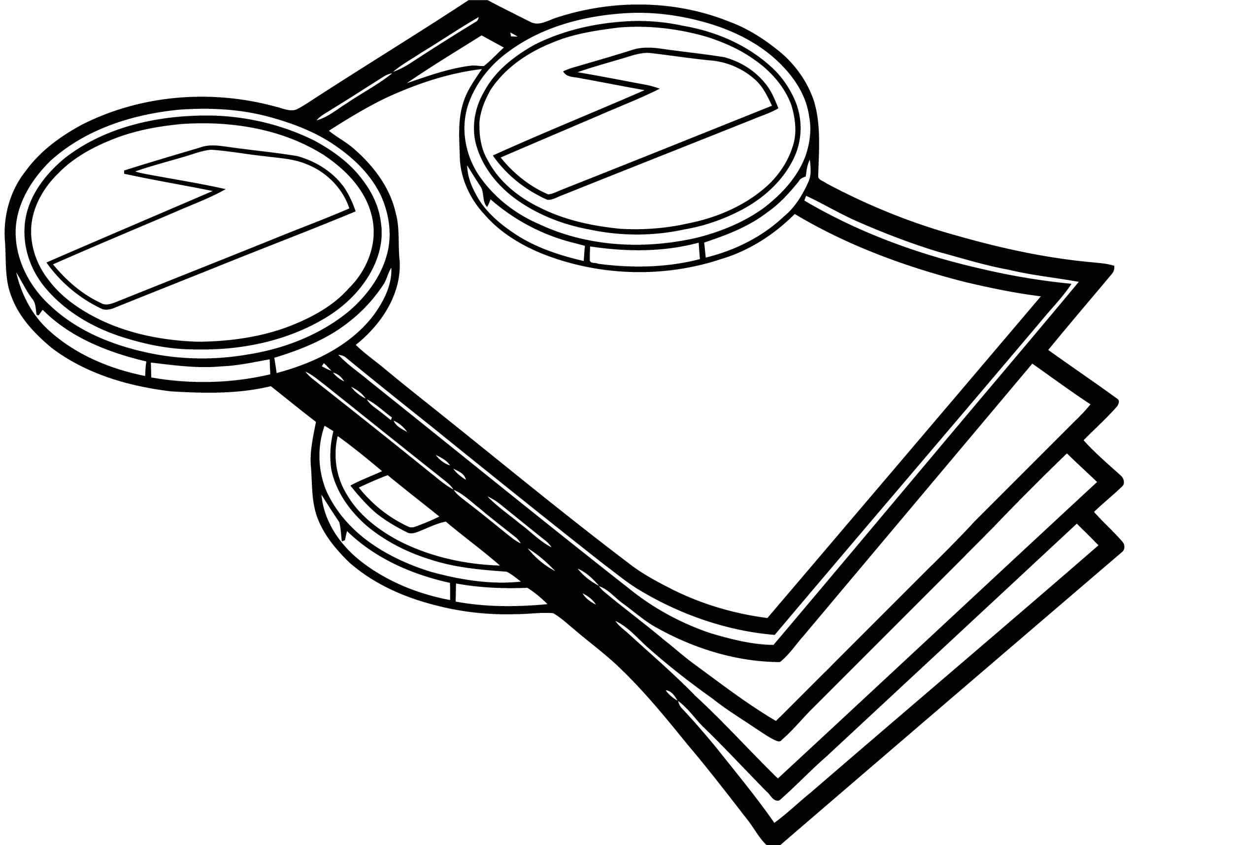 Personal Savings Coloring Page