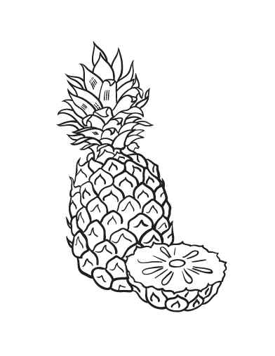Pineapple Slice For Kids