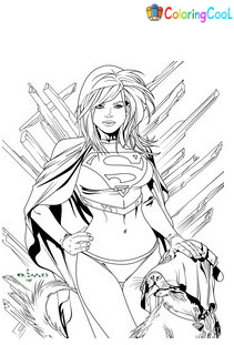 Girl Power Coloring Pages