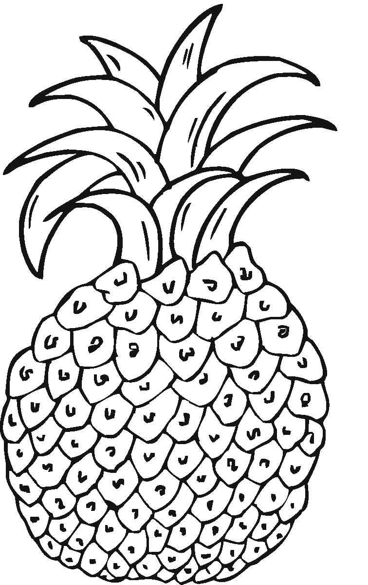 Print Pineapple For Kids