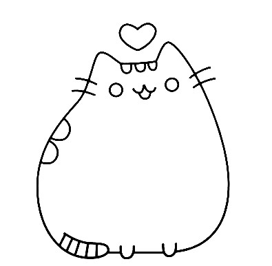 How To Draw Pusheen - The Details Instructions 6 pushen step5