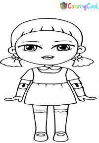 Squid Games Coloring Pages