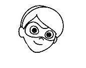 How To Draw Violet Girl - The Details Instructions 4 violet step3