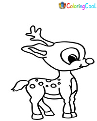 Fawn Coloring Pages