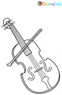 Cello Coloring Pages