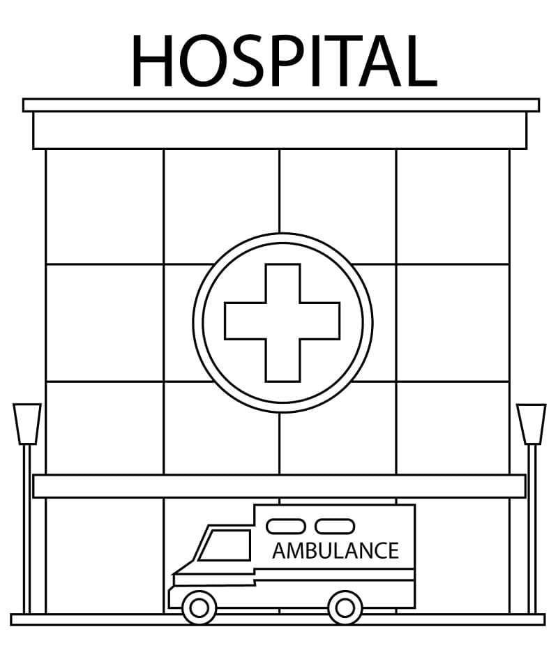 Hospital Coloring Pages